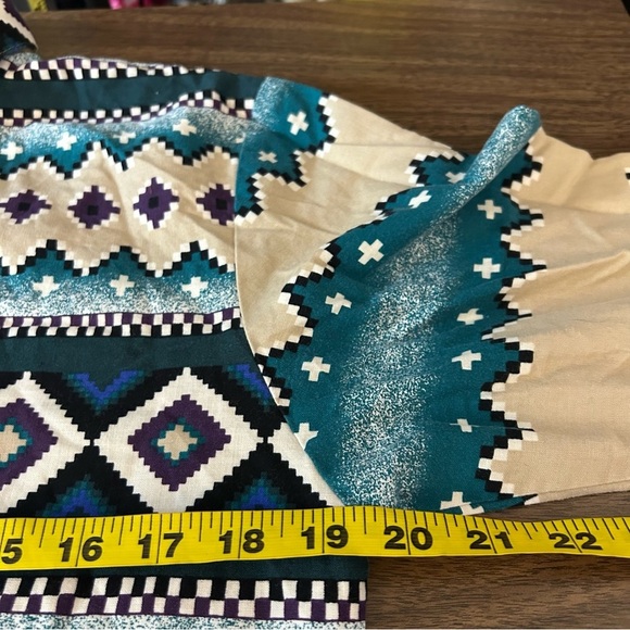 ❤️ ROUGHRIDER Geometric Patterned Button-Up Shirt S - Picture 13 of 15